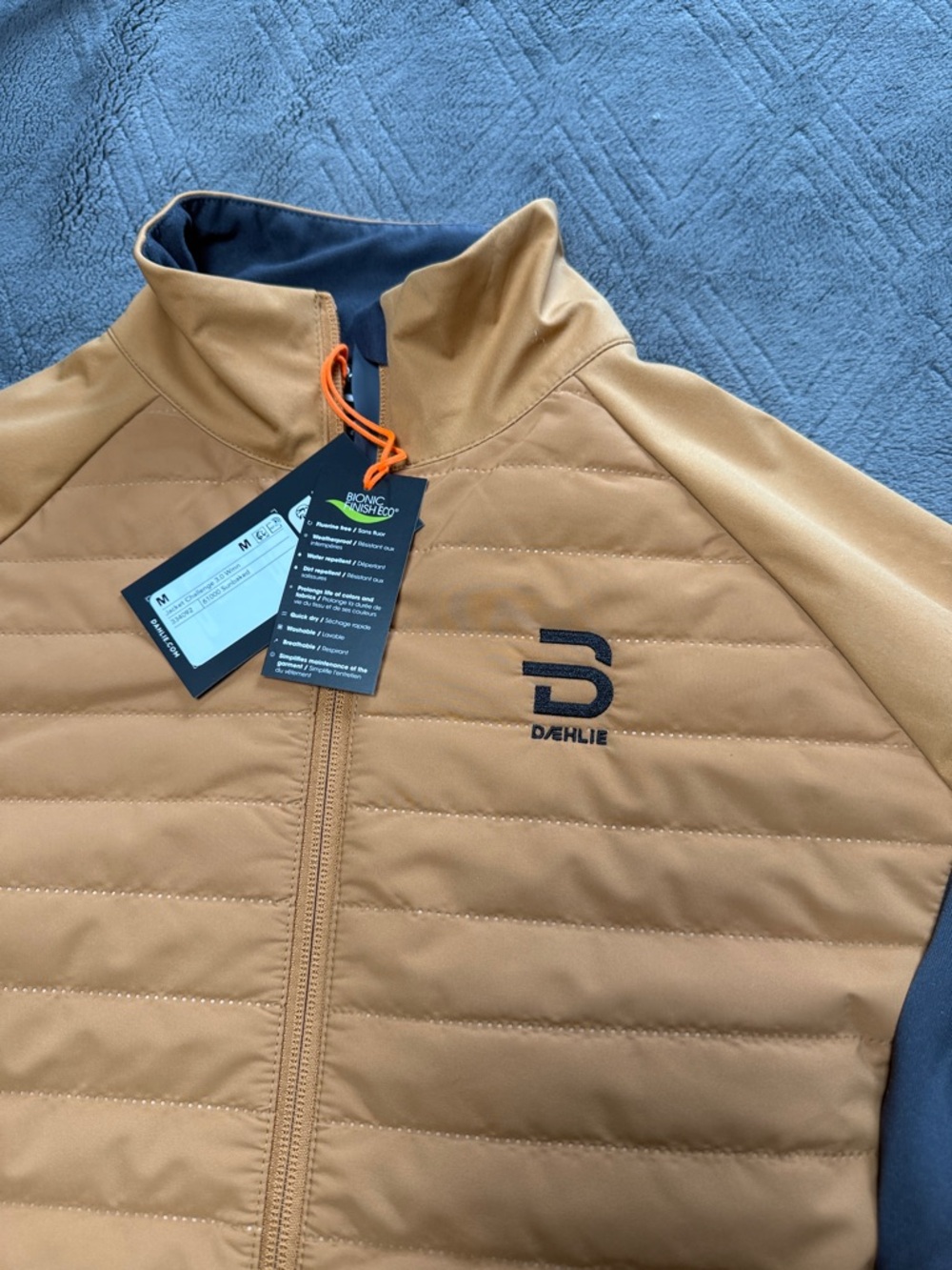 NWT Bjorn Daehlie Women Jacket Challenge 3.0 Sunbaked Medium 334092 - Picture 6 of 13